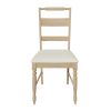 TOPMAX 6-peice Dining Set with Turned Legs, Kitchen Table Set with Upholstered Dining Chairs and Bench,Retro Style, Natural