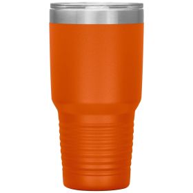 32 Oz Insulated Tumbler / Solid Colors (Color: Orange)