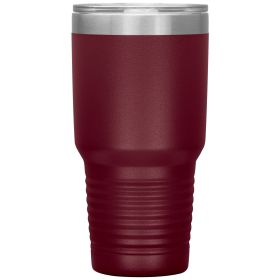 32 Oz Insulated Tumbler / Solid Colors (Color: Maroon)