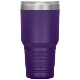 32 Oz Insulated Tumbler / Solid Colors (Color: Purple)