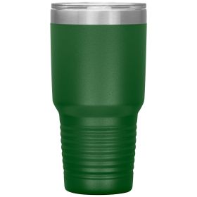 32 Oz Insulated Tumbler / Solid Colors (Color: Green)